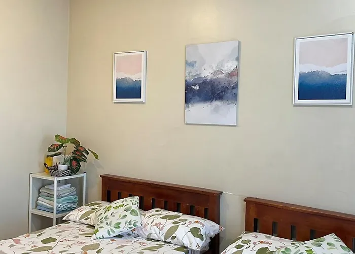 La Maria - Cozy 2 Double Beds With Balcony, Walk To Sm Mall Apartment *