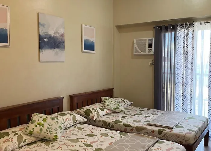 La Maria - Cozy 2 Double Beds With Balcony, Walk To Sm Mall